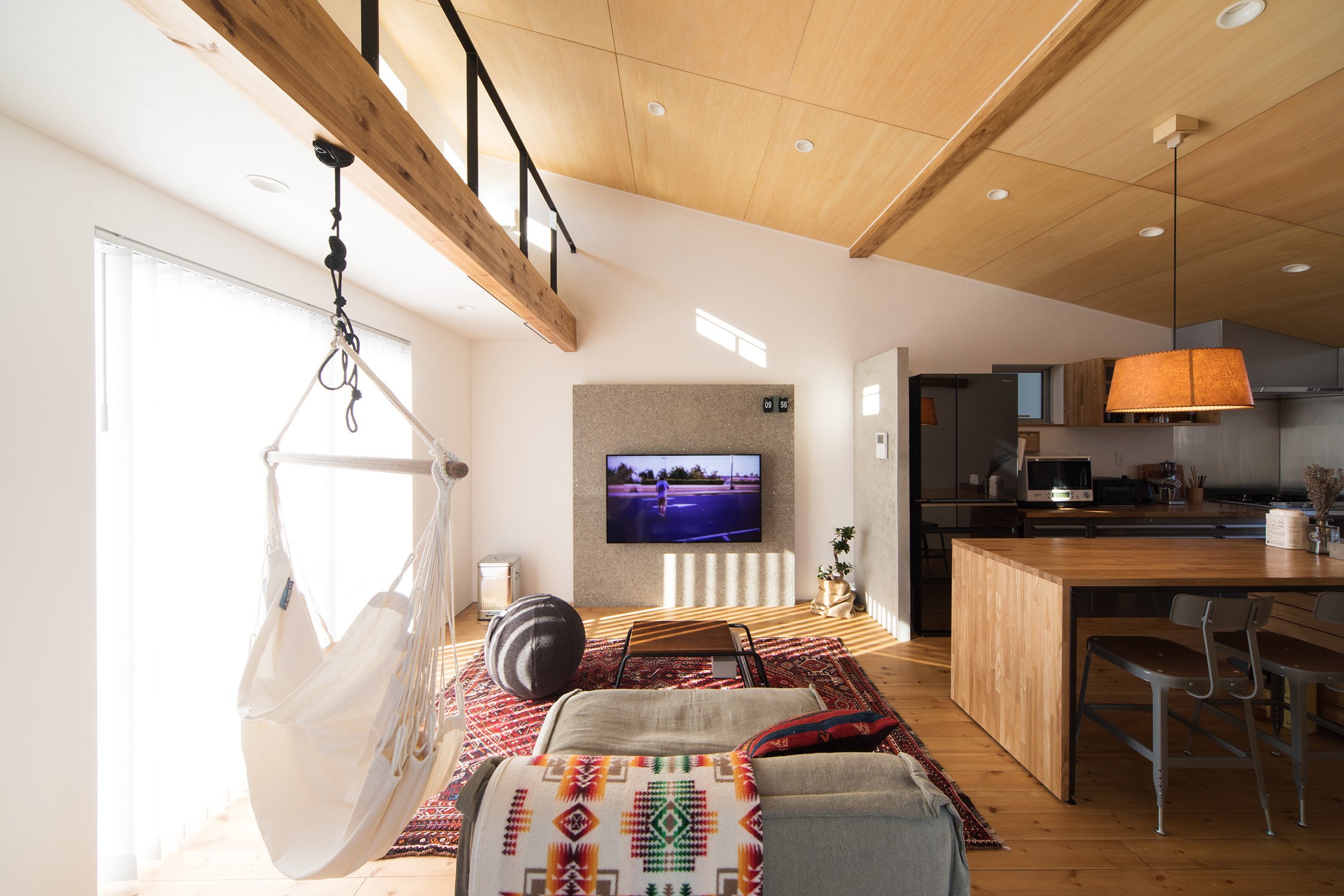 内と外がつながる家