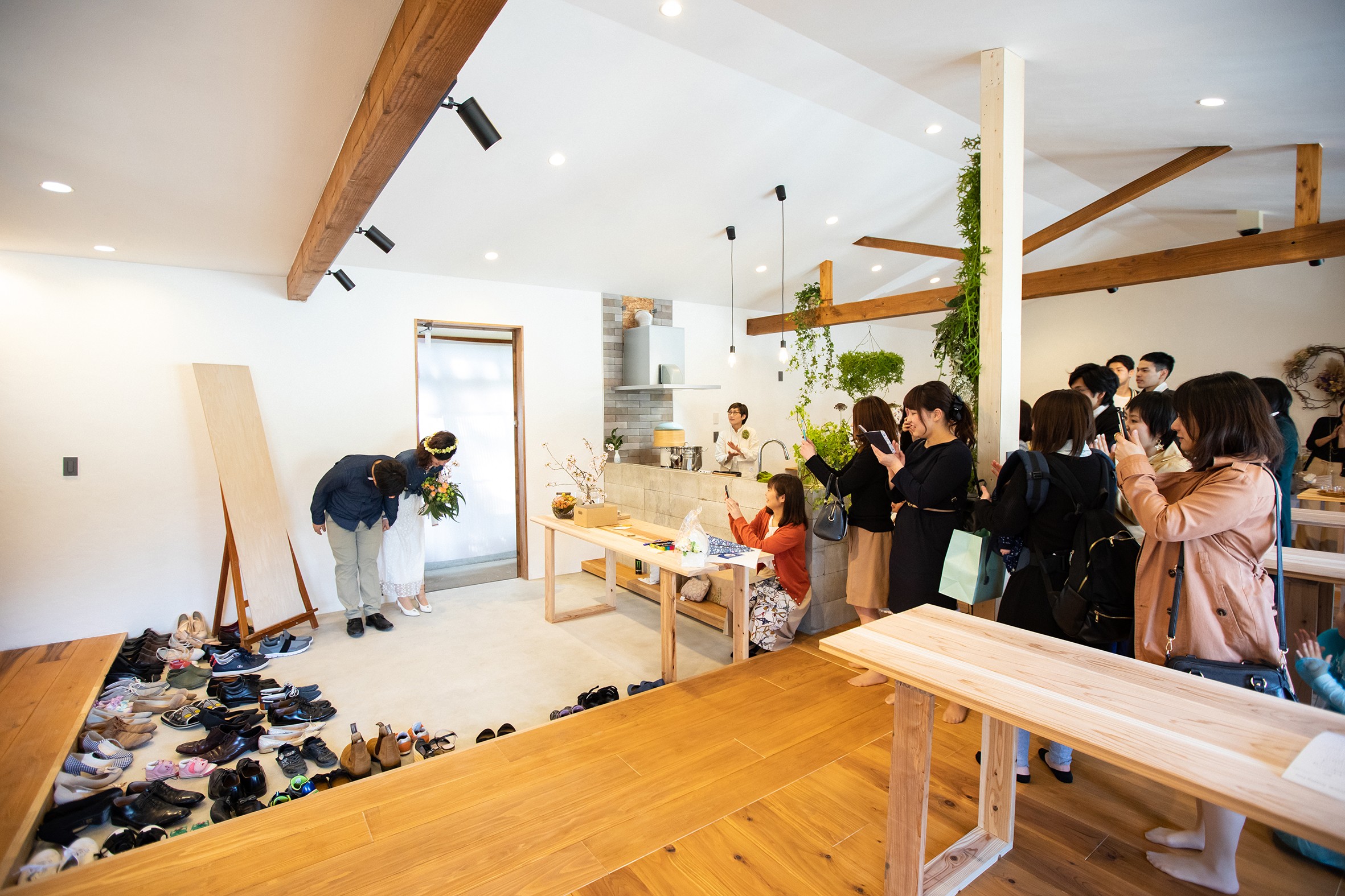 モデルルームを兼ねた家