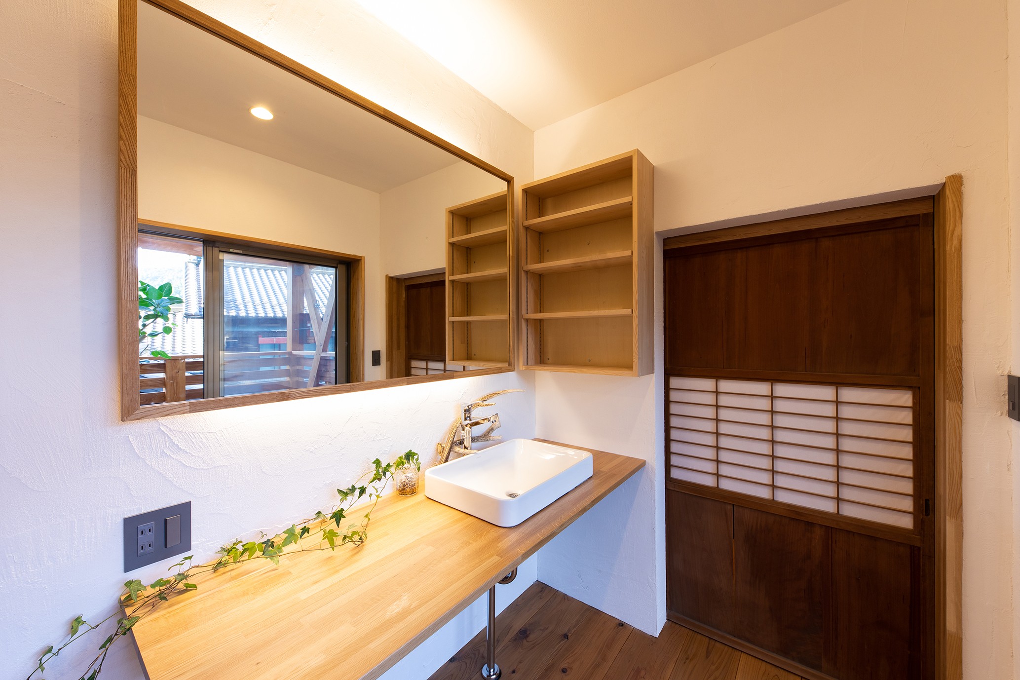 モデルルームを兼ねた家