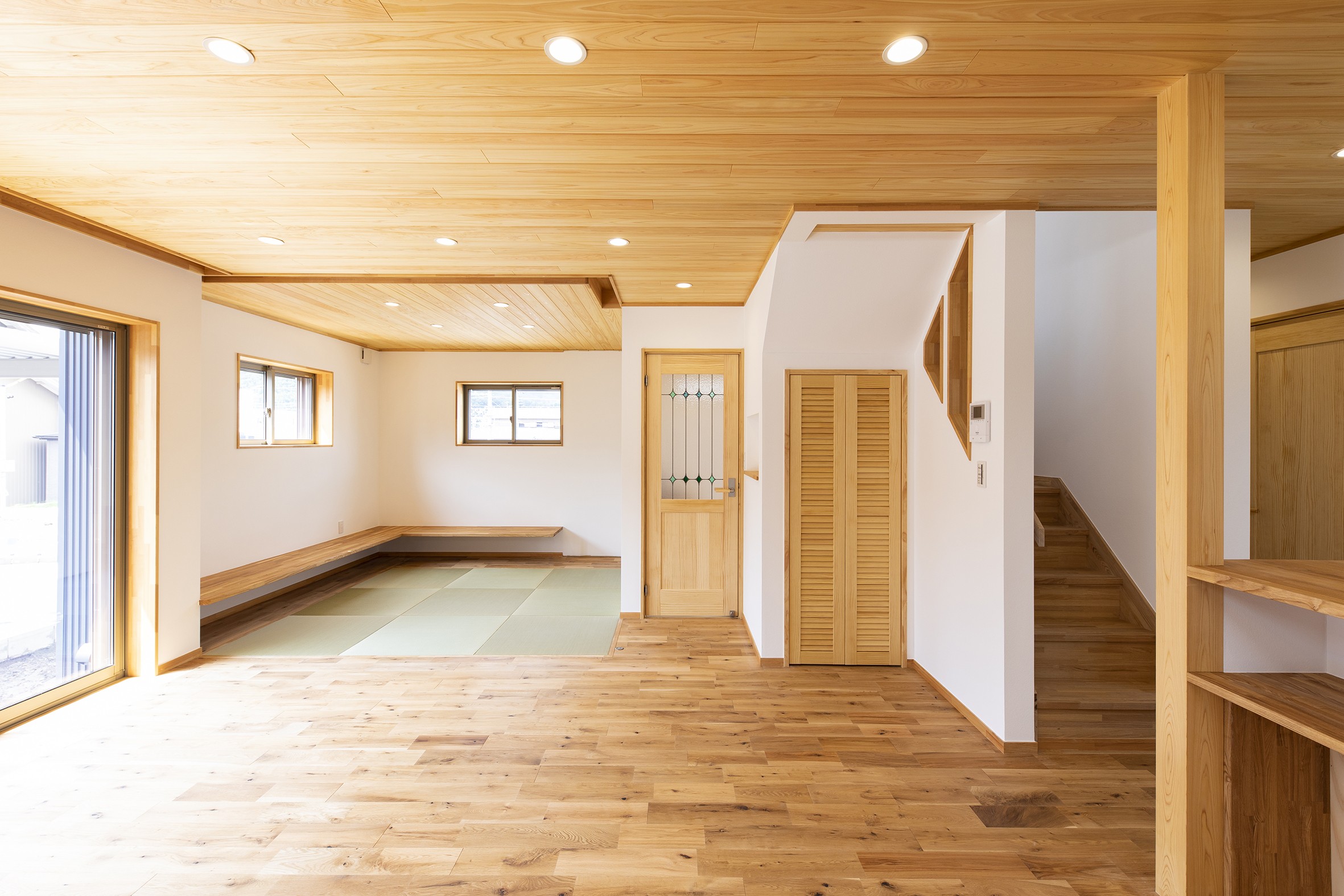 洋室と和室がつながる家