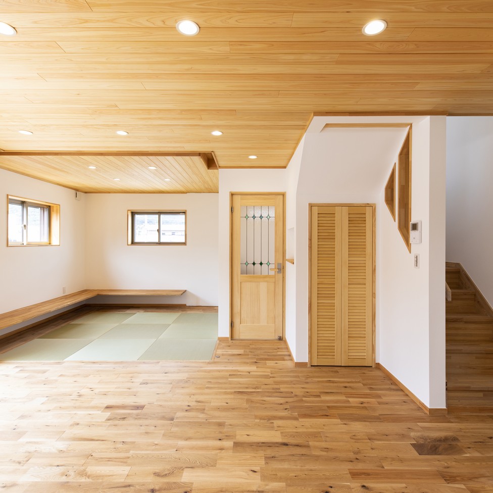 洋室と和室がつながる家