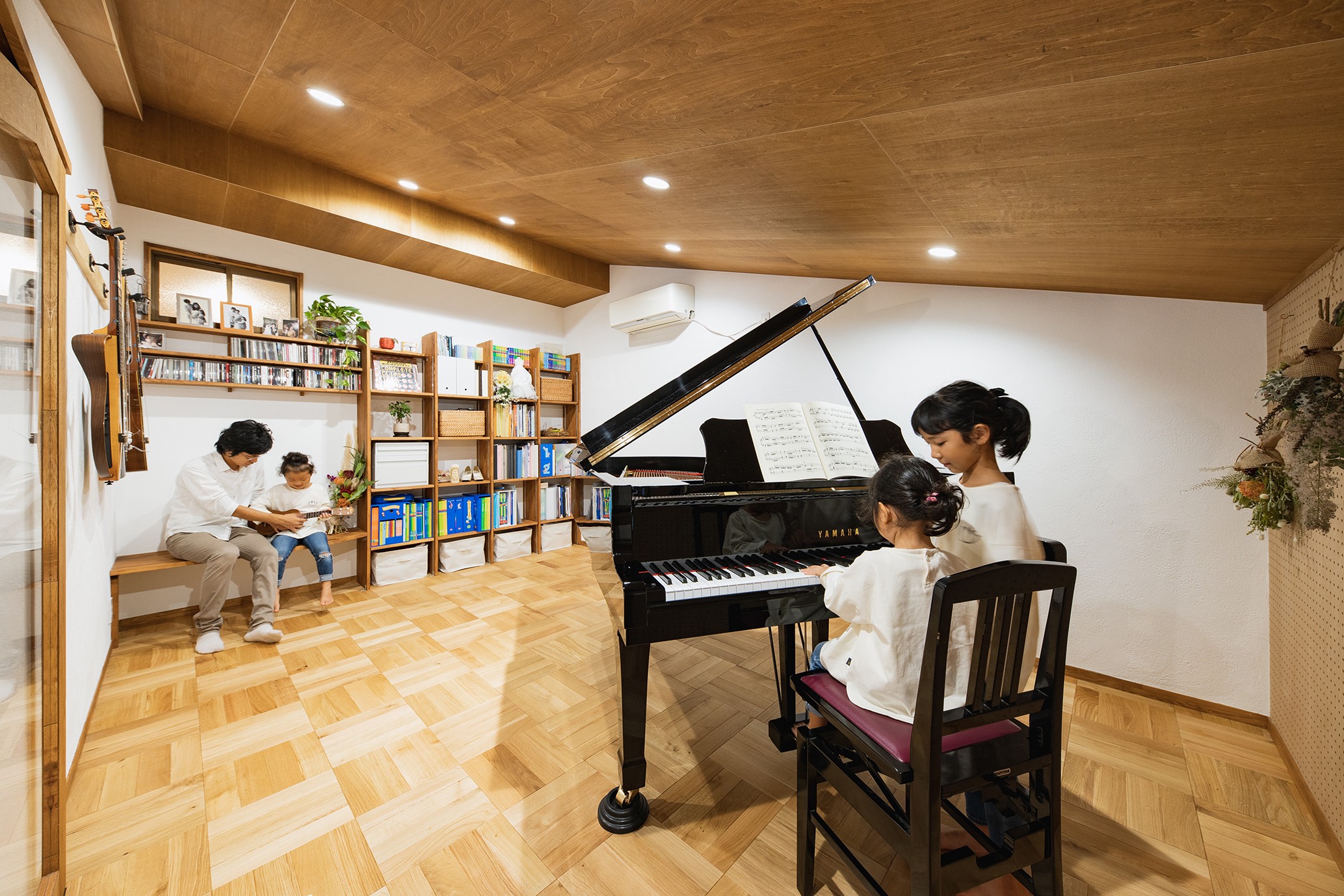 音楽室のある家