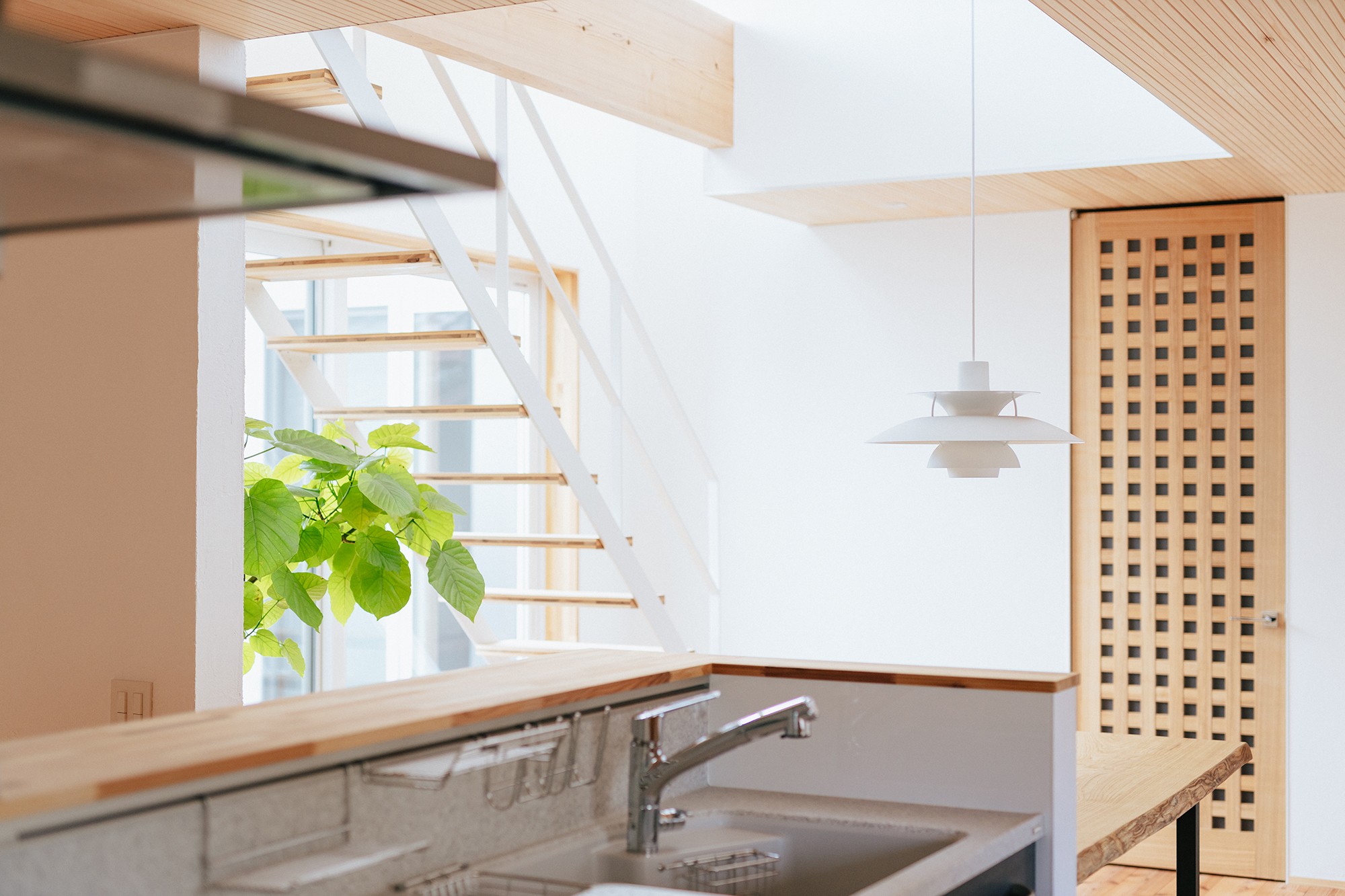 天龍焼杉の大屋根の家