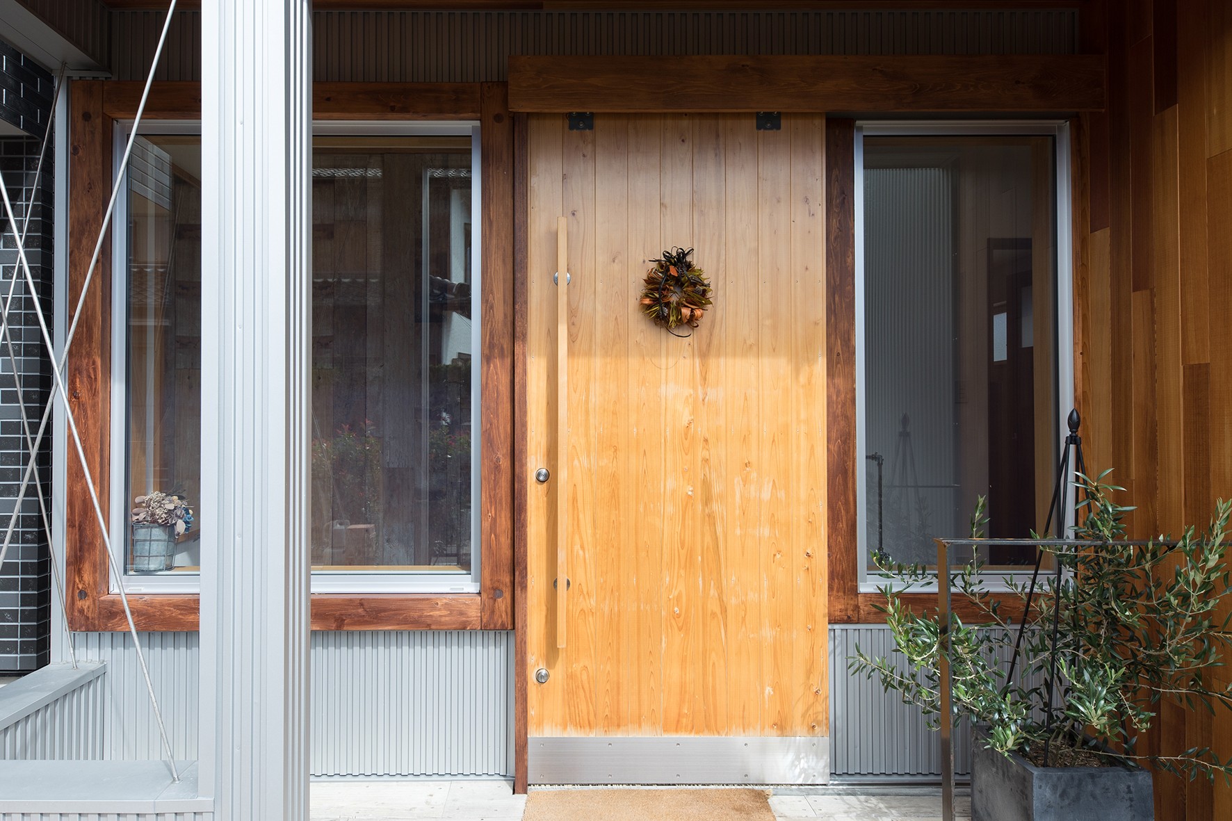 内と外がつながる家